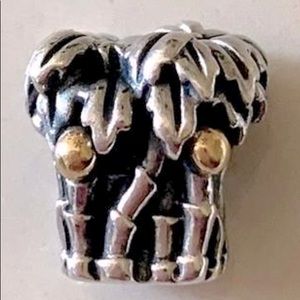 Retired Pandora Palm and Coconut Charm